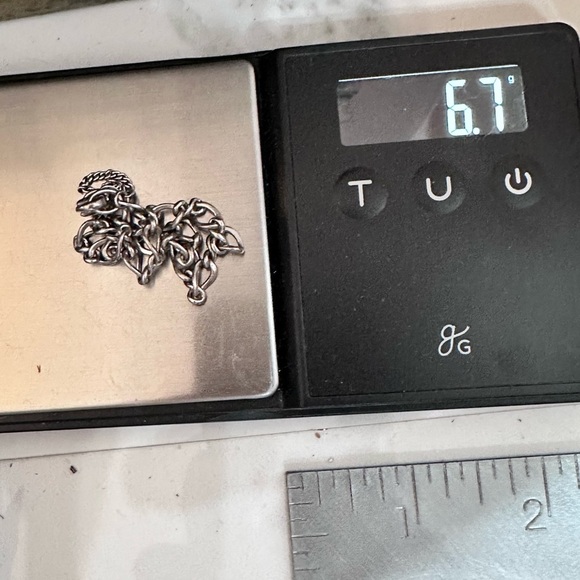 James Avery Sterling Silver Twisted Oval Link Chain Classic Bracelet 7”  4311 - Picture 4 of 12